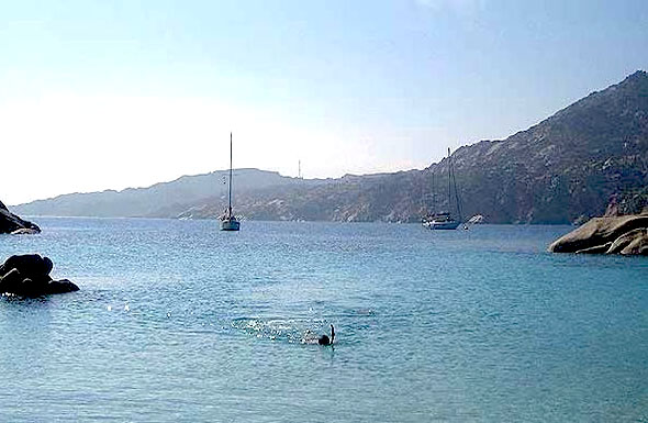 Cala Coticio Caprera Arcipelago di La Maddalena