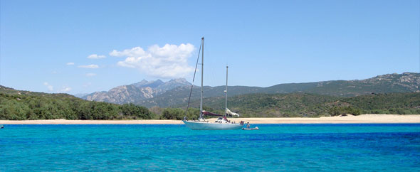 Herbagia superbe plage de 2km Corse